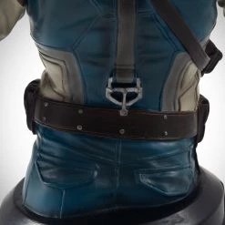 PPC Captain America - PSA Certified Hand-Signed Captain America Gentle Giant Limited Ed. Bust Bank Statue By Stan Lee Ready To Ship! 48 Hour Shipping!