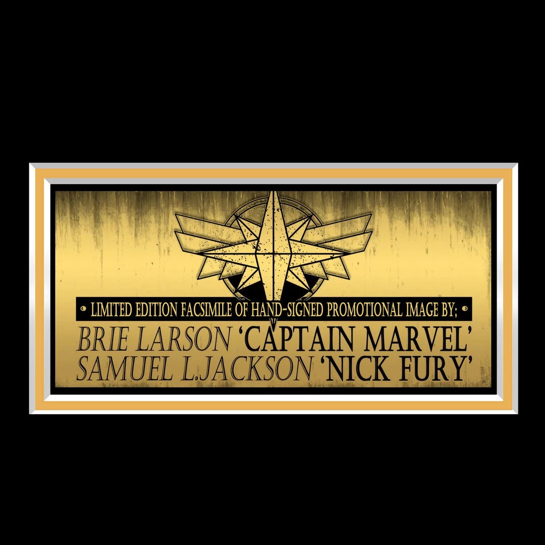 RARE-T Captain Marvel Photo Limited Signature Edition Studio Licensed Custom Frame 5 RARE-T Captain Marvel Photo Limited Signature Edition Studio Licensed Custom Frame