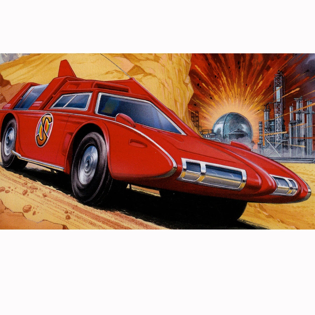 RARE-T Captain Scarlet- Generation 1 -Dinky Toys- Vintage 1968 Spectrum Red Patrol Car Custom Museum Display 7 RARE-T Captain Scarlet- Generation 1 -Dinky Toys- Vintage 1968 Spectrum Red Patrol Car Custom Museum Display