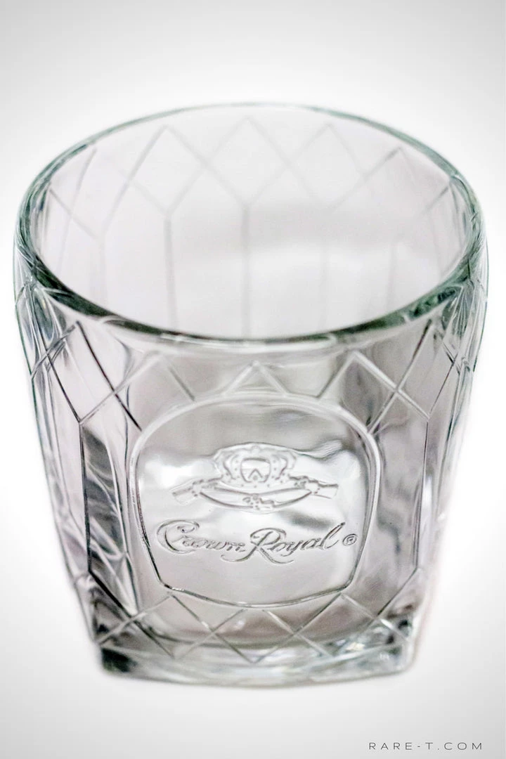 RARE-T Set Of 5 Fat Diamond Edition 'Crown Royal - Canadian Whisky' Rock Glasses Barware & Signs 2 RARE-T Set Of 5 Fat Diamond Edition 'Crown Royal - Canadian Whisky' Rock Glasses Barware & Signs
