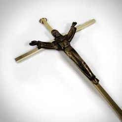 Jonathan Vintage Solid Cast Brass Crucifix Ancient Artifacts