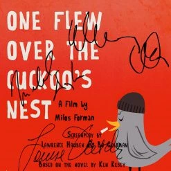 RARE-T One Flew Over The Cuckoos Nest Script Limited Signature Edition Studio Licensed Custom Frame Limited Edition Frames