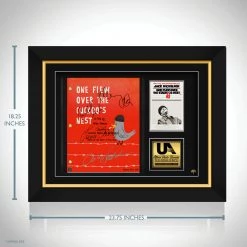 RARE-T One Flew Over The Cuckoos Nest Script Limited Signature Edition Studio Licensed Custom Frame Limited Edition Frames