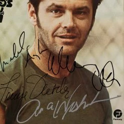 RARE-T Limited Edition Frames One Flew Over The Cuckoos Nest - Soundtrack LP Cover Limited Signature Edition Studio Licensed Custom Frame