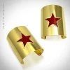 ANIME MALL Wonder Woman Metal Cuff Bracelets-Set Of 2 Swords & Props