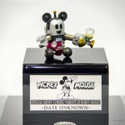 Collectible Statues Rare-T Exclusive 'Official Disney Cyborg Mickey Mouse' Museum Display