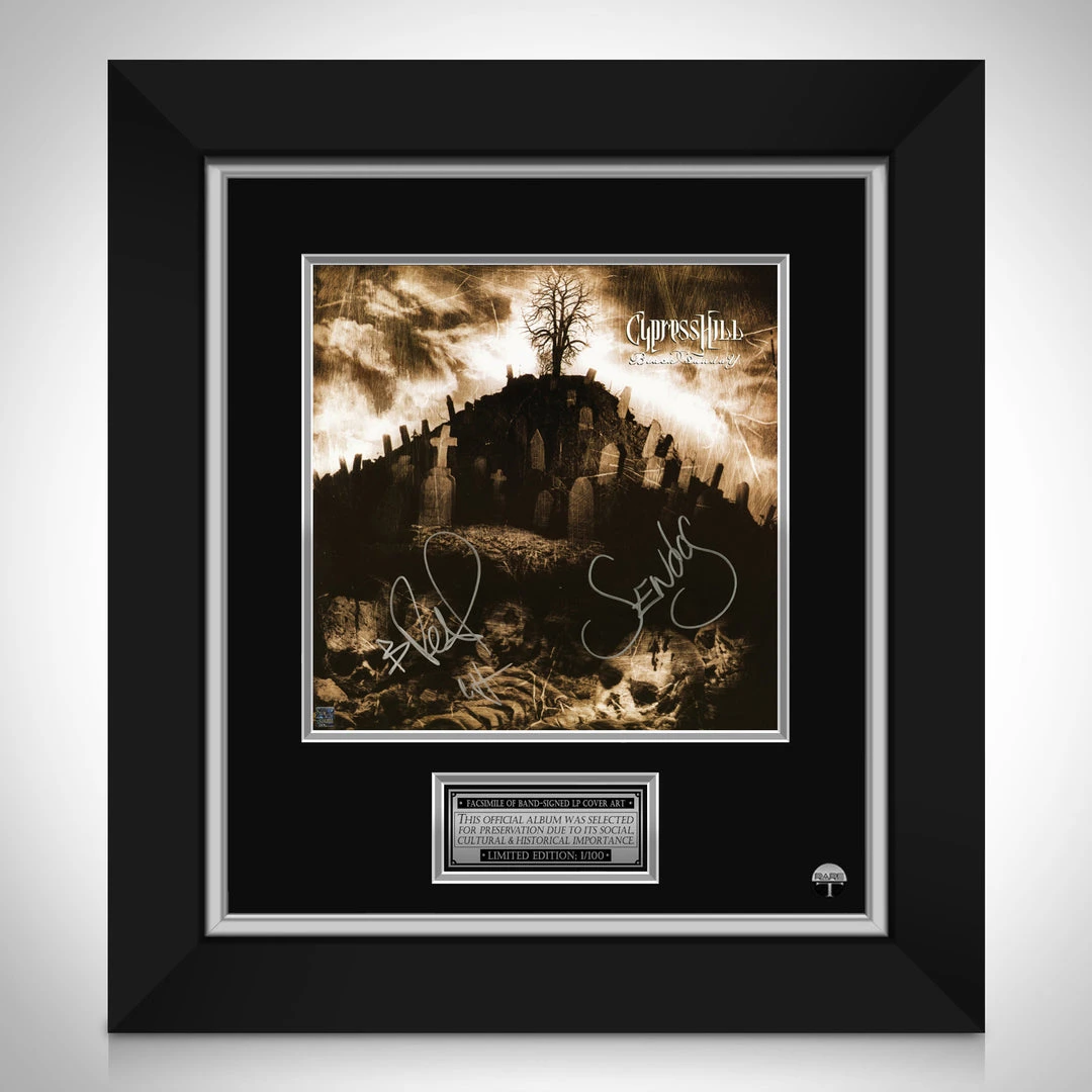 RARE-T Cypress Hill - Black Sunday LP Cover Limited Signature Edition Licensed Custom Frame Limited Edition Frames 1 RARE-T Cypress Hill - Black Sunday LP Cover Limited Signature Edition Licensed Custom Frame Limited Edition Frames