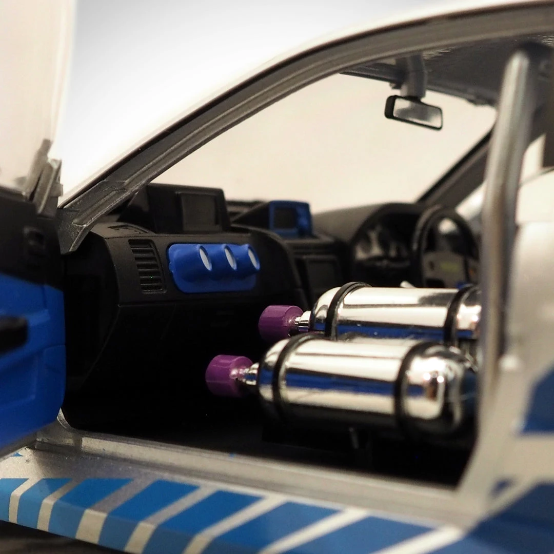 Toy Wonders Fast & Furious Brian's 1999 Nissan Skyline Gt-R Die Cast Car Custom Museum Display Die-Cast Vehicles 7 Toy Wonders Fast & Furious Brian's 1999 Nissan Skyline Gt-R Die Cast Car Custom Museum Display Die-Cast Vehicles