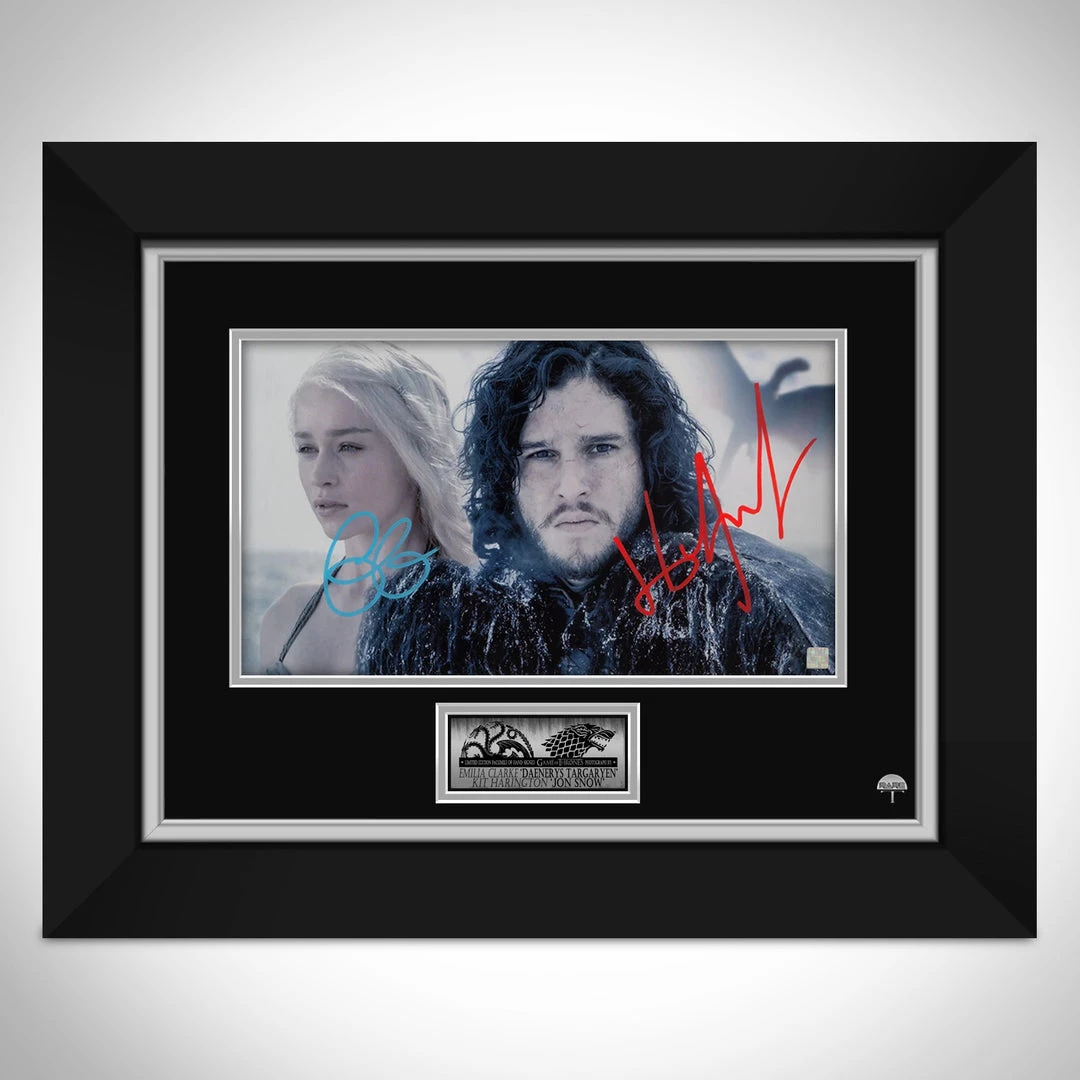 RARE-T Game Of Thrones Daenerys & Snow Limited Signature Edition Studio Licensed Photo Custom Frame Limited Edition Frames 1 RARE-T Game Of Thrones Daenerys & Snow Limited Signature Edition Studio Licensed Photo Custom Frame Limited Edition Frames