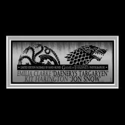 RARE-T Game Of Thrones Daenerys & Snow Limited Signature Edition Studio Licensed Photo Custom Frame Limited Edition Frames 11 RARE-T Game Of Thrones Daenerys & Snow Limited Signature Edition Studio Licensed Photo Custom Frame Limited Edition Frames