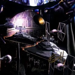 RARE-T Star Wars Darth Vader Art Print Limited Signature Edition Studio Licensed Custom Frame