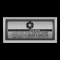 RARE-T Star Wars Darth Vader Art Print Limited Signature Edition Studio Licensed Custom Frame
