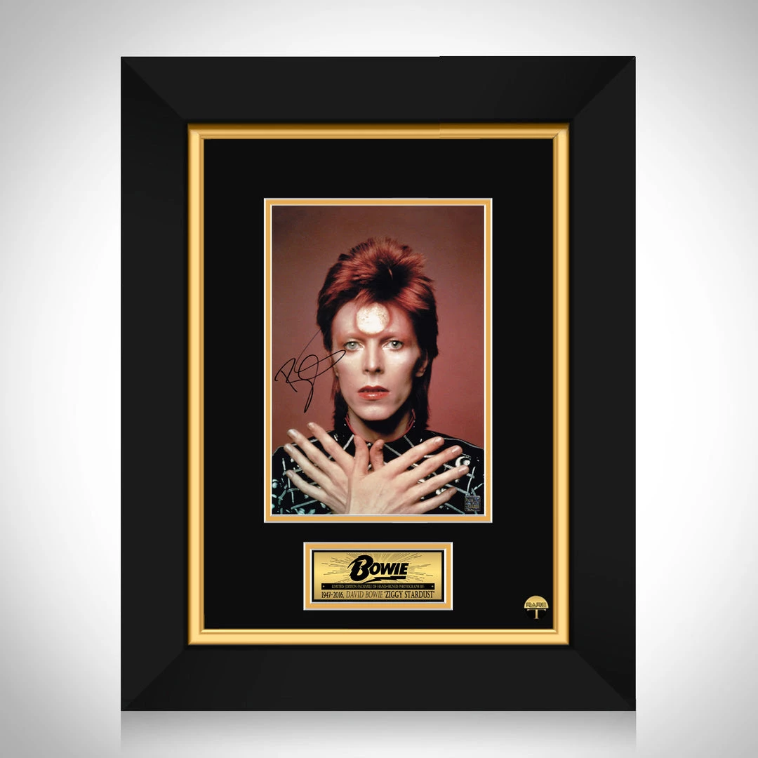 RARE-T Limited Edition Frames David Bowie Memorial Photo Limited Signature Edition Studio Licensed Custom Frame 1 RARE-T Limited Edition Frames David Bowie Memorial Photo Limited Signature Edition Studio Licensed Custom Frame