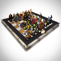 RARE-T Collectible Statues Doctor Mid-Nite- Vintage DC Comics Numbered Statue / Chess Piece