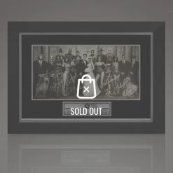 APW Dc Wedding Cast Hand-Signed Promotion Art Mini-Poster Displayed In A Rare-T Exclusive Custom Frame. Signed Memorabilia