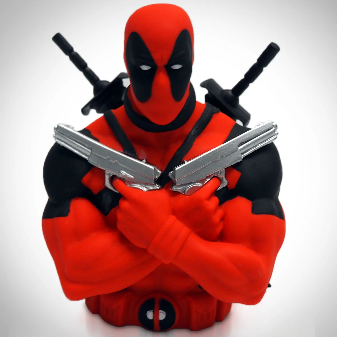 Grosnor Deadpool Bust Bank Collectible Statues 1 Grosnor Deadpool Bust Bank Collectible Statues