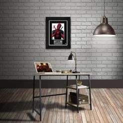RARE-T Deadpool Heart Photo Limited Signature Edition Studio Licensed Custom Frame Limited Edition Frames