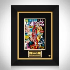 RARE-T The New Mutants #98 - Stan Lee Limited Signature Edition Comic Book Cover Art Custom Frame