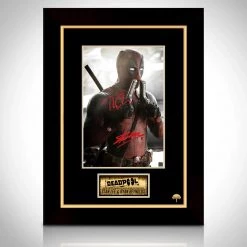 RARE-T Deadpool Sniffing Guns Photo Limited Signature Edition Studio Licensed Custom Frame 13 RARE-T Deadpool Sniffing Guns Photo Limited Signature Edition Studio Licensed Custom Frame