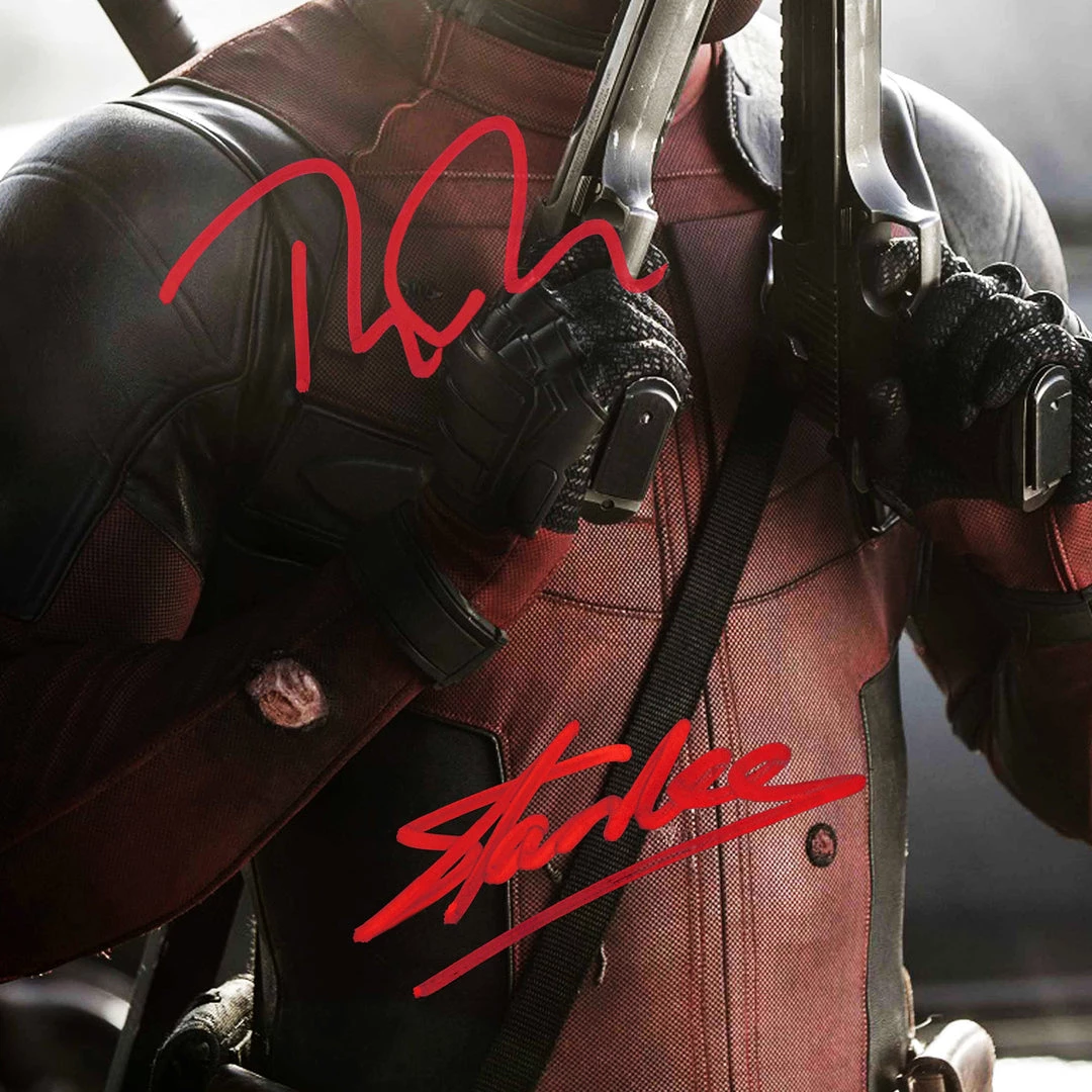 RARE-T Deadpool Sniffing Guns Photo Limited Signature Edition Studio Licensed Custom Frame 2 RARE-T Deadpool Sniffing Guns Photo Limited Signature Edition Studio Licensed Custom Frame