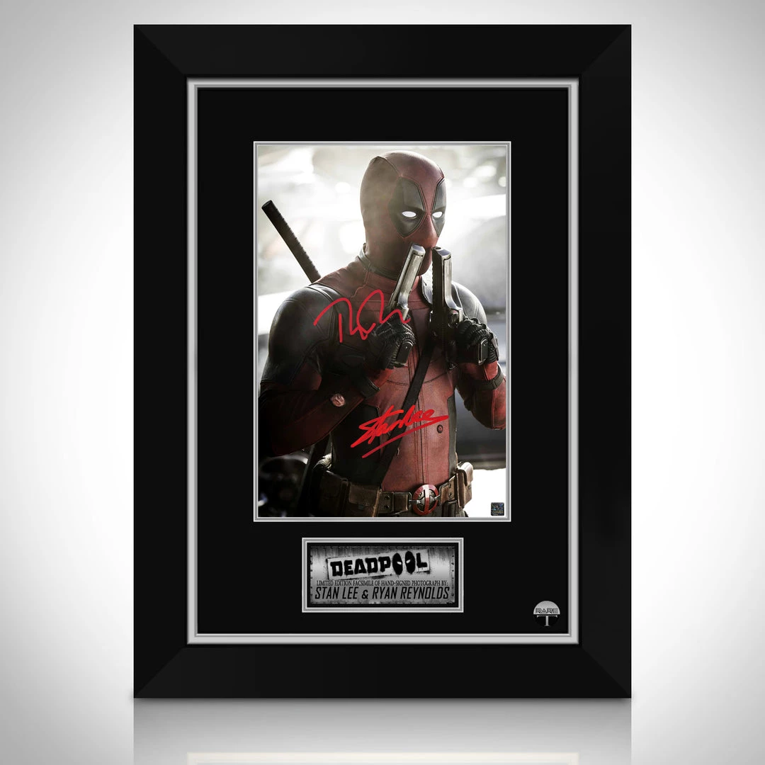 RARE-T Deadpool Sniffing Guns Photo Limited Signature Edition Studio Licensed Custom Frame 1 RARE-T Deadpool Sniffing Guns Photo Limited Signature Edition Studio Licensed Custom Frame
