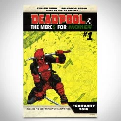 APW Signed Memorabilia Deadpool- True Believers #1 March 2016 Hand-Signed Comic Book By Stan Lee Custom Frame
