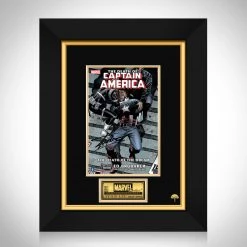 RARE-T Limited Edition Frames Death Of Captain America #1 Stan Lee Limited Signature Edition Comic Book Cover Art Custom Frame