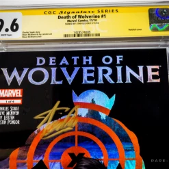 Comic Books Cgc Signature Edition 'Death Of Wolverine #1-9.6 Handsigned By Stan Lee' Signed Comic Memorabilia