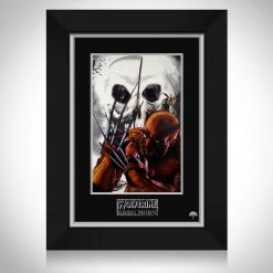 VAULT COLLECTIBLES Wolverine 'Wolverine Death' Hand-Signed Artwork By Artist Greg Horn Custom Frame