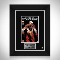 APW Signed Memorabilia Wolverine - Death Of Wolverine #1 Hand-Signed Comic Book By Stan Lee Custom Frame