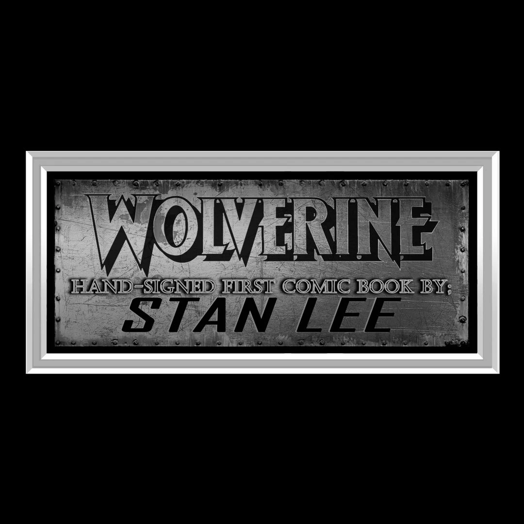 APW Signed Memorabilia Wolverine - Death Of Wolverine #1 Hand-Signed Comic Book By Stan Lee Custom Frame 6 APW Signed Memorabilia Wolverine - Death Of Wolverine #1 Hand-Signed Comic Book By Stan Lee Custom Frame