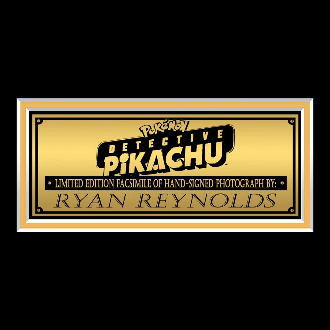 RARE-T Limited Edition Frames Detective Pikachu Ryan Reynolds Limited Signature Edition Studio Licensed Photo Custom Frame 3 RARE-T Limited Edition Frames Detective Pikachu Ryan Reynolds Limited Signature Edition Studio Licensed Photo Custom Frame