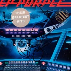 RARE-T Limited Edition Frames Deep Purple When We Rock, We Rock Gold LP Limited Signature Edition Studio Licensed Custom Frame 14 RARE-T Limited Edition Frames Deep Purple When We Rock, We Rock Gold LP Limited Signature Edition Studio Licensed Custom Frame