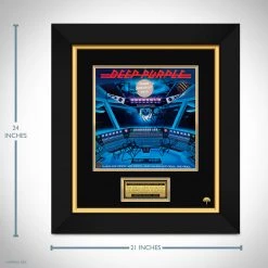 RARE-T Limited Edition Frames Deep Purple When We Rock, We Rock Gold LP Limited Signature Edition Studio Licensed Custom Frame 12 RARE-T Limited Edition Frames Deep Purple When We Rock, We Rock Gold LP Limited Signature Edition Studio Licensed Custom Frame