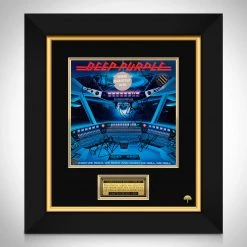 RARE-T Limited Edition Frames Deep Purple When We Rock, We Rock Gold LP Limited Signature Edition Studio Licensed Custom Frame
