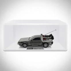 Toy Wonders Back To The Future - DeLorean Time Machine With Custom Display Die-Cast Vehicles