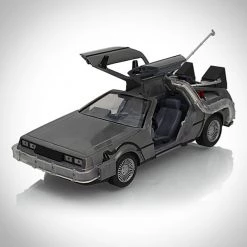 Toy Wonders Back To The Future - DeLorean Time Machine With Custom Display Die-Cast Vehicles