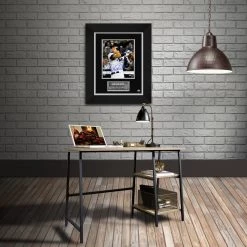 RARE-T New York Yankees Derek Jeter Photo Limited Signature Edition Studio Licensed Custom Frame Sports Memorabilia