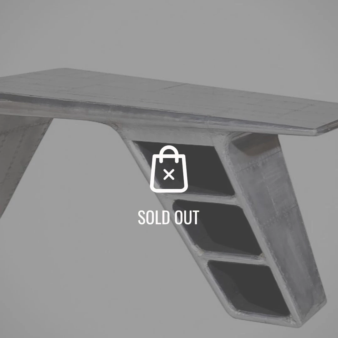 RARE-T World War II Vintage Aviator Line Furniture Desk 1 RARE-T World War II Vintage Aviator Line Furniture Desk