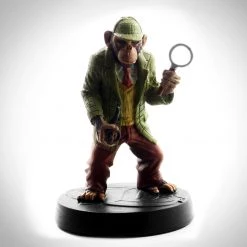 RARE-T Detective Chimp- Vintage DC Comics Numbered Statue / Chess Piece