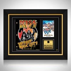 RARE-T Limited Edition Frames Kiss - Detroit Rock City Script Limited Signature Edition Studio Licensed Custom Frame