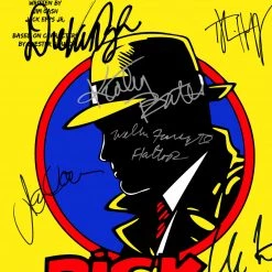 RARE-T Dick Tracy Script Limited Signature Edition Studio Licensed Custom Frame Limited Edition Frames