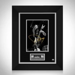 RARE-T Limited Edition Frames Pantera Dimebag Darrell Memorial Photo Limited Signature Edition Studio Licensed Custom Frame