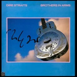 RARE-T Dire Straits Brothers In Arms Limited Signature Edition Studio Licensed Gold LP Custom Frame