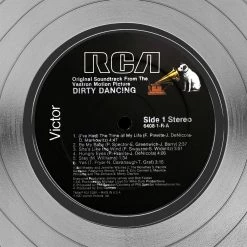 RARE-T Limited Edition Frames Dirty Dancing Motion Picture Soundtrack Platinum LP Limited Signature Edition Licensed Custom Frame