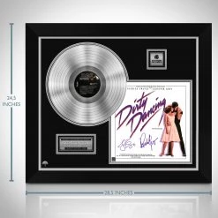 RARE-T Limited Edition Frames Dirty Dancing Motion Picture Soundtrack Platinum LP Limited Signature Edition Licensed Custom Frame
