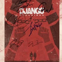 RARE-T Django Unchained Script Limited Signature Edition Studio Licensed Custom Frame
