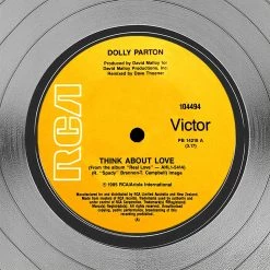 RARE-T Dolly Parton - Think About Love Platinum LP Limited Signature Edition Studio Licensed Custom Frame Limited Edition Frames 14 RARE-T Dolly Parton - Think About Love Platinum LP Limited Signature Edition Studio Licensed Custom Frame Limited Edition Frames