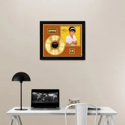 RARE-T Donna Summer 'She Works Hard For The Money' Limited Edition Licensed Gold LP Custom Frame