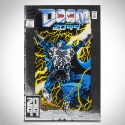 APW Signed Memorabilia Doctor Doom- Doom 2099 Vol.1 #1 Jan (1993) Hand-Signed Comic Book By Stan Lee Custom Frame